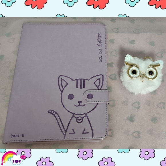 🌈Fluffy PomPom Colorful Owl Keychain - Picture 4 of 6